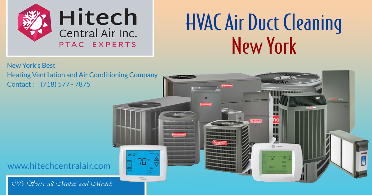 Air Duct Cleaning near me New York | Contact Hitech Central Air New York